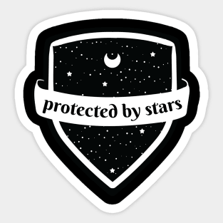 Protected by stars Sticker